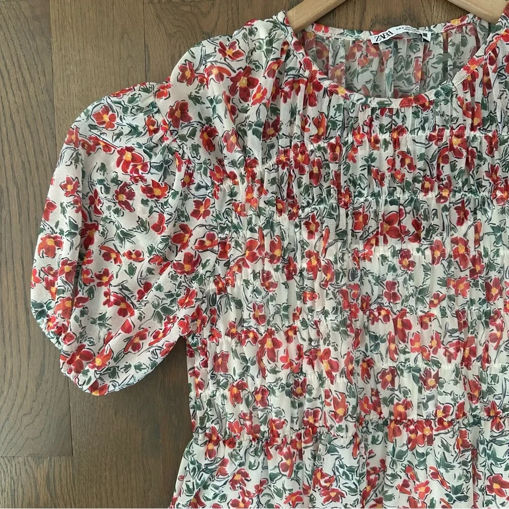 Zara puff sleeve